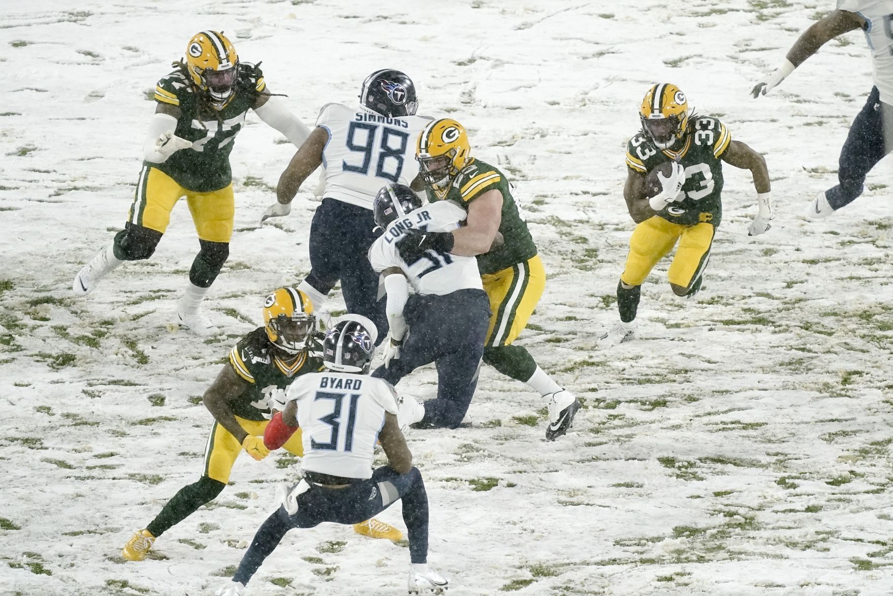 Packers 40, Titans 14
